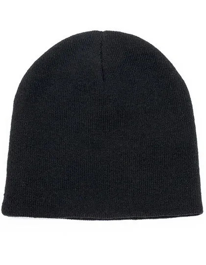 Beanie Muts Basic Brain Waves 801951 in Beanie Muts Basic Brain Waves 801951 Zwart