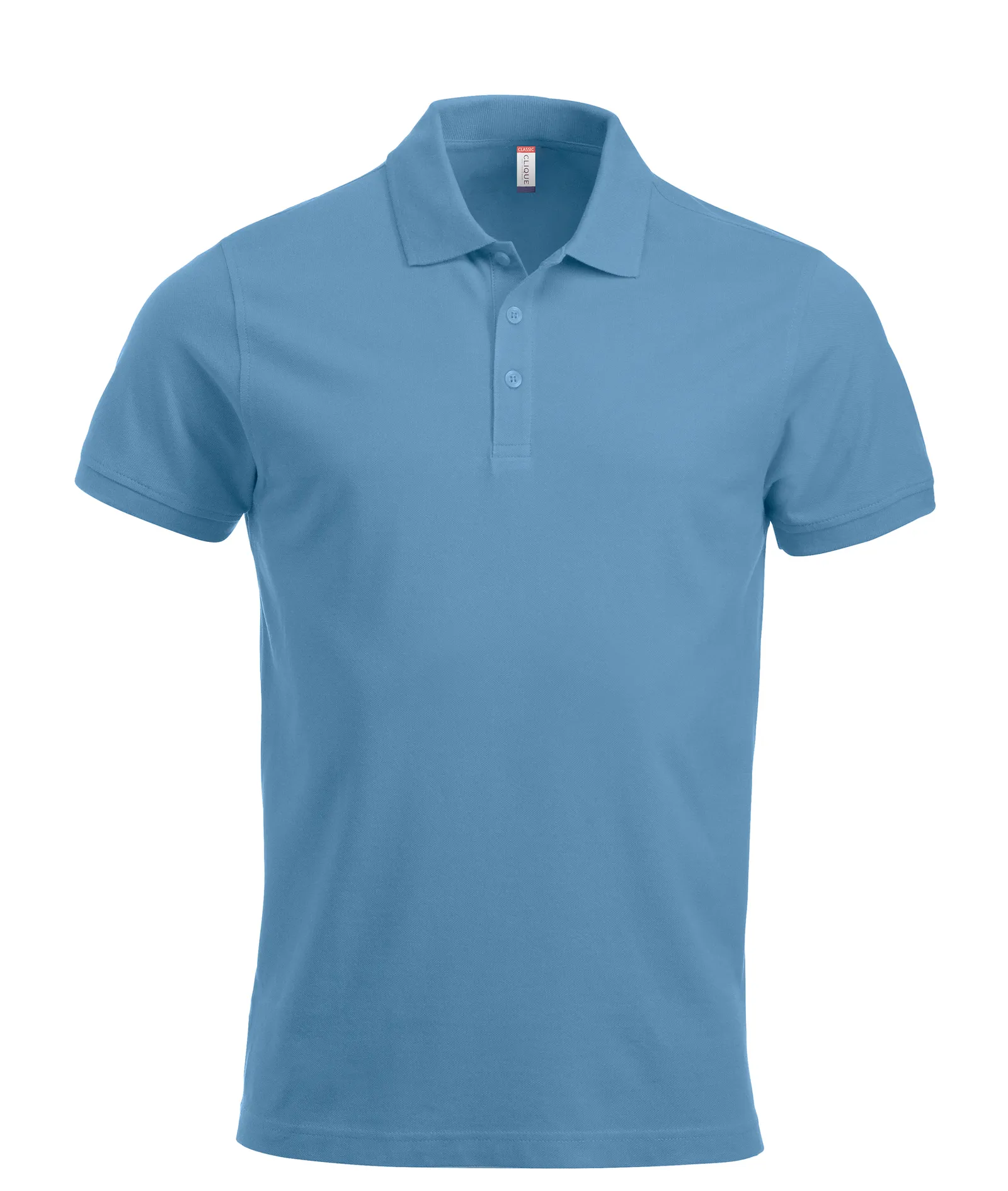 Heren Polo Clique Lincoln 028204 in Heren Polo Clique Lincoln 028204 Licht Blauw