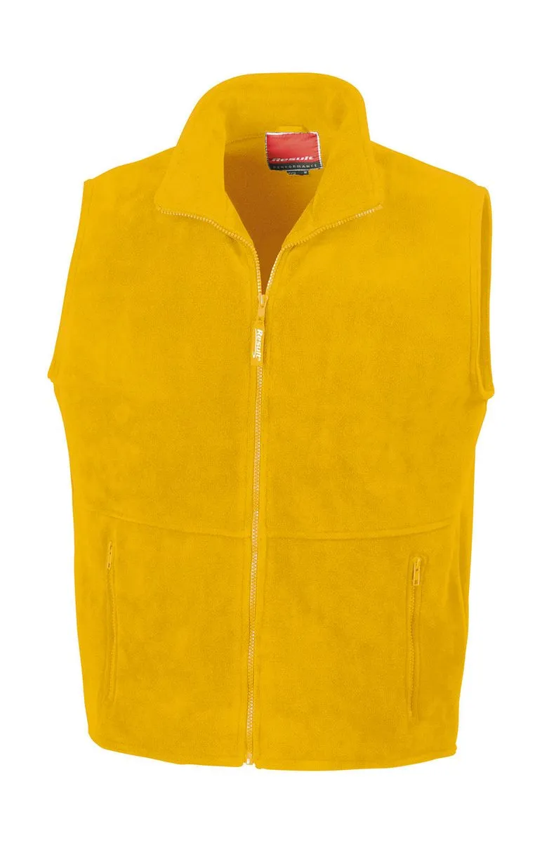 Fleece Bodywarmer Result R037X productfoto