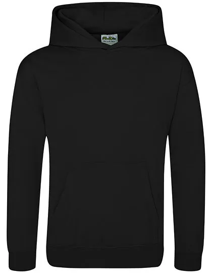 Kinder Hooded Sports Polyester JH006J in Kinder Hooded Sports Polyester JH006J Jet Black