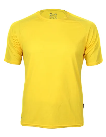 Heren Sportshirt CONA SPORTS CS01 in Heren Sportshirt CONA SPORTS CS01 Sun Yellow
