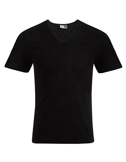 Heren T-shirt V Hals Slim Fit Promodoro 3082 in Zwart