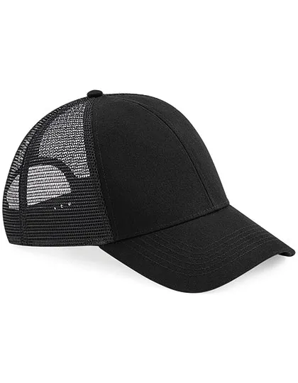 Trucker Caps Organic Cotton Beechfield B60 in Trucker Caps Organic Cotton Beechfield B60 Black