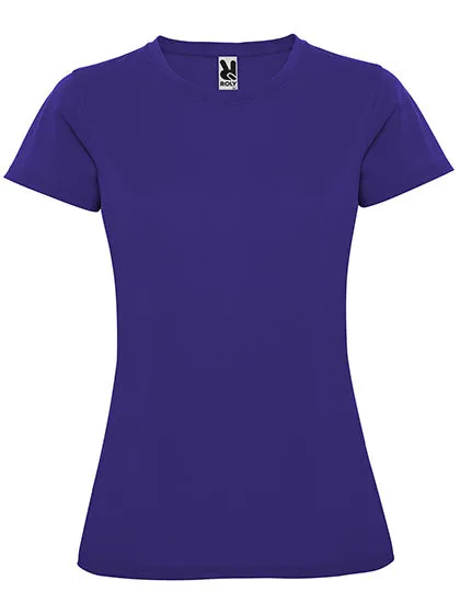 Dames Sportshirt Montecarlo Roly CA0423 in Dames Sportshirt Montecarlo Roly CA0423 - Mauve