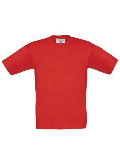 Kinder T-shirts B&C 190 Exact in rood