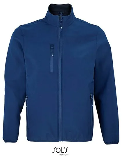 Heren Softshell Jas Sols 03827 in Heren Softshell Jas Sols 03827 Abyss Blue