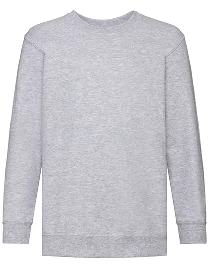 Kinder Sweater Fruit of the Loom 62-041-0 in Kinder Sweater Fruit of the Loom 62-041-0 heather grey