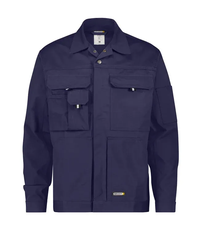 DASSY Werkjas Locarno Katoen in DASSY Werkjas Locarno Katoen Marine blauw