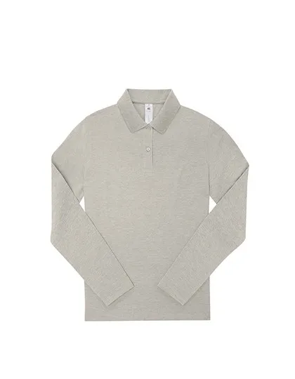Dames polo B&C My Polo 210 Long Sleeve productfoto
