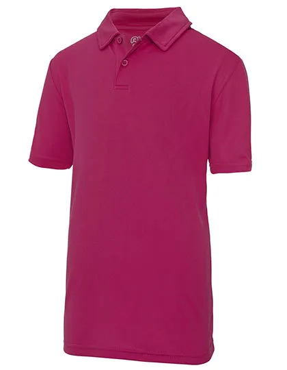 Kinder Polo AWDis Cool JC040J in Kinder Polo AWDis Cool JC040J Hot Pink