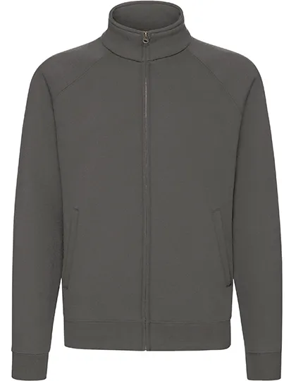 Heren Sweat jacket Fruit of the Loom 62-228-0 in Heren Sweat jacket Fruit of the Loom 62-228-0 Light Graphite