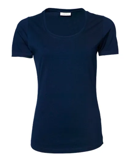 Dames T-shirt Tee Jays Stretch 450 in Dames T-shirt Tee Jays Stretch 450 - Navy
