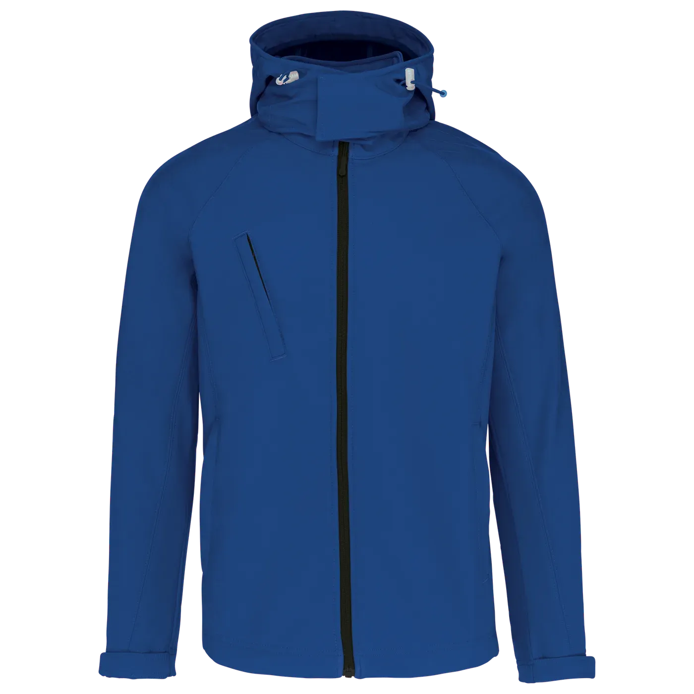 Heren Softshell Jas hooded Kariban K413 in Heren Softshell Jas hooded Kariban K413 DARK ROYAL BLUE