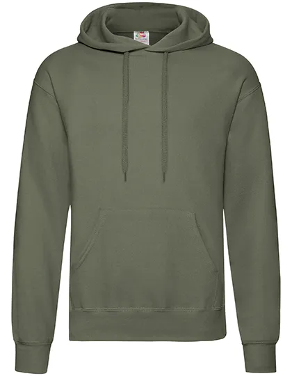 Heren Hoodie Classic Fruit of the Loom 62-208-0 in Heren Hoodie Classic Fruit of the Loom 62-208-0 classic olive