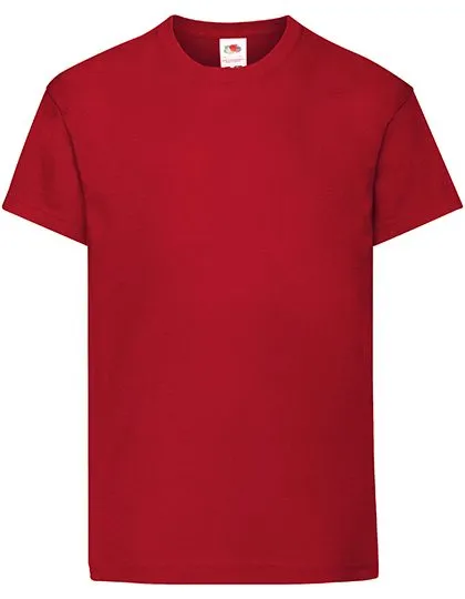 Goedkope Kinder T-shirt Fruit Of the Loom 61-019-0 in Goedkope Kinder T-shirt Fruit Of the Loom 61-019-0 - Brick Red