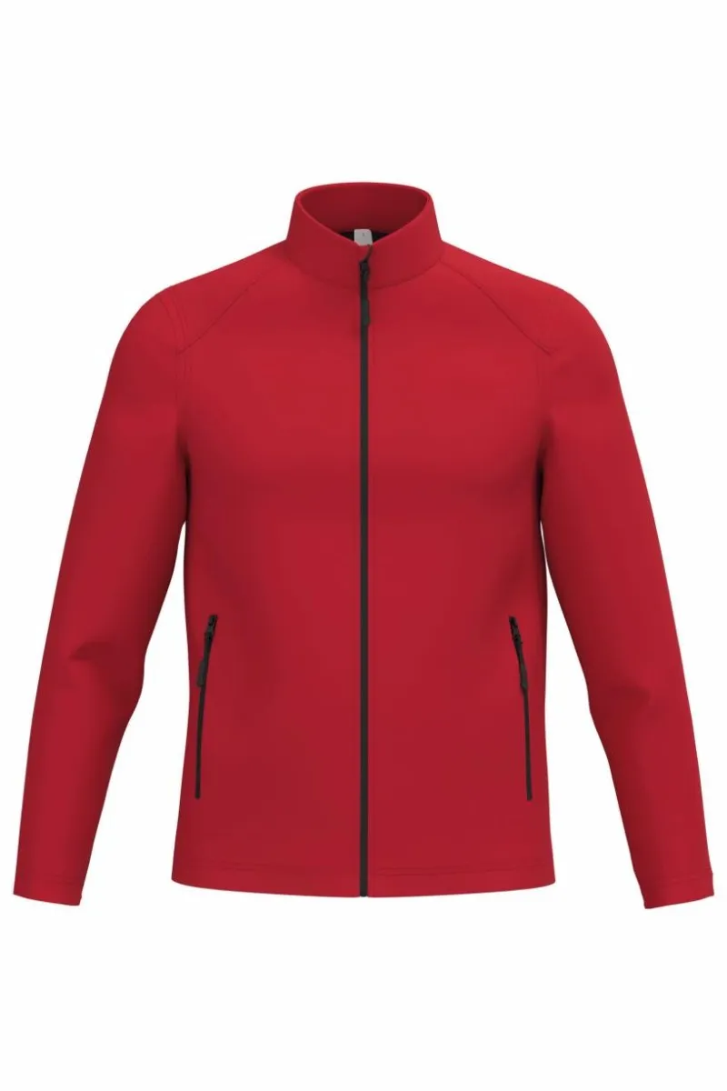 Goedkope Heren Softshell Jas iDeal Basic Brand IB410 in Goedkope Heren Softshell Jas iDeal Basic Brand IB410 Rood