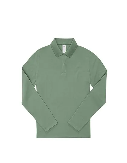 Dames polo B&C My Polo 210 Long Sleeve productfoto