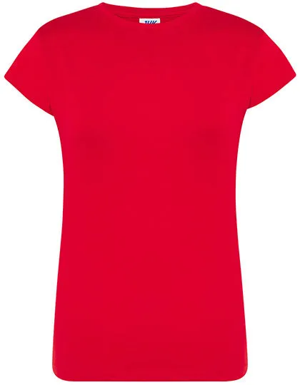 Goedkope Dames T-shirt JHK Regular Comfort TSRLCMF in Goedkope Dames T-shirt JHK Regular Comfort TSRLCMF - Red