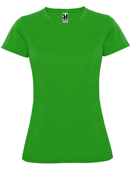 Dames Sportshirt Montecarlo Roly CA0423 in Dames Sportshirt Montecarlo Roly CA0423 - Lime Green