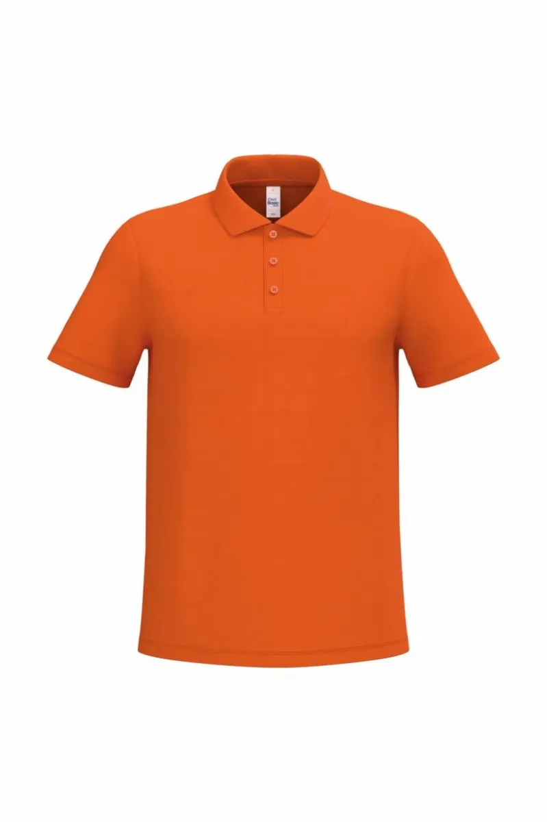 Goedkope Heren Polo iDeal Basic Brand in Oranje