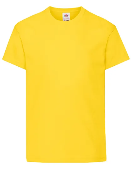 Goedkope Kinder T-shirt Fruit Of the Loom 61-019-0 in Goedkope Kinder T-shirt Fruit Of the Loom 61-019-0 - Yellow
