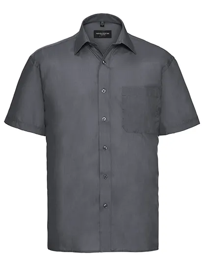 Overhemd Korte Mouw Russell Poplin R-935-M-0 productfoto