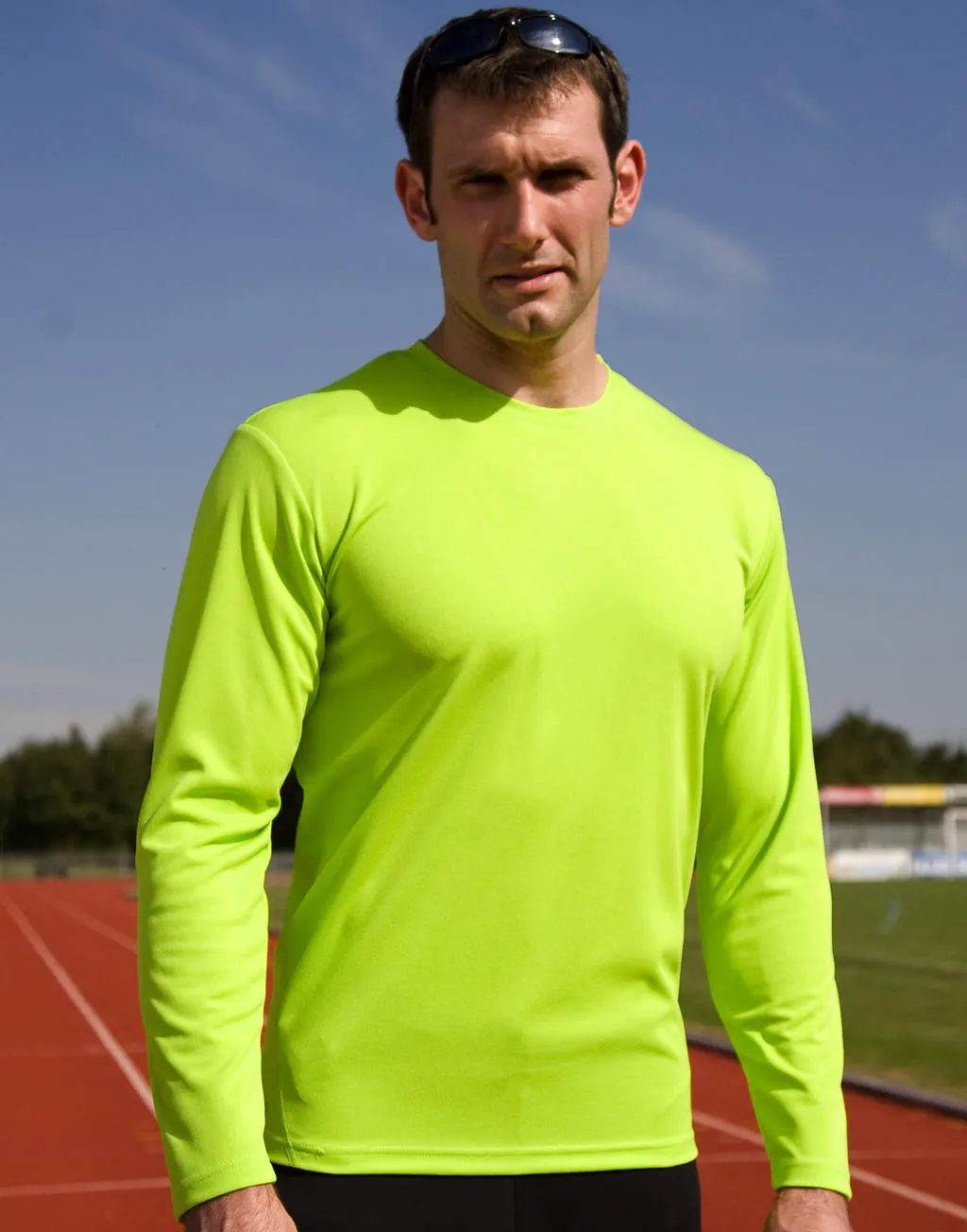 Heren Sportshirt Lange Mouw Spiro S254M