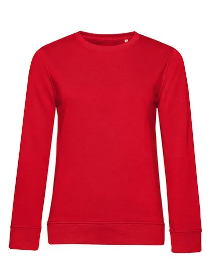 Organische Dames Sweater B&C  Inspire Crew Neck Sweat WW32B productfoto