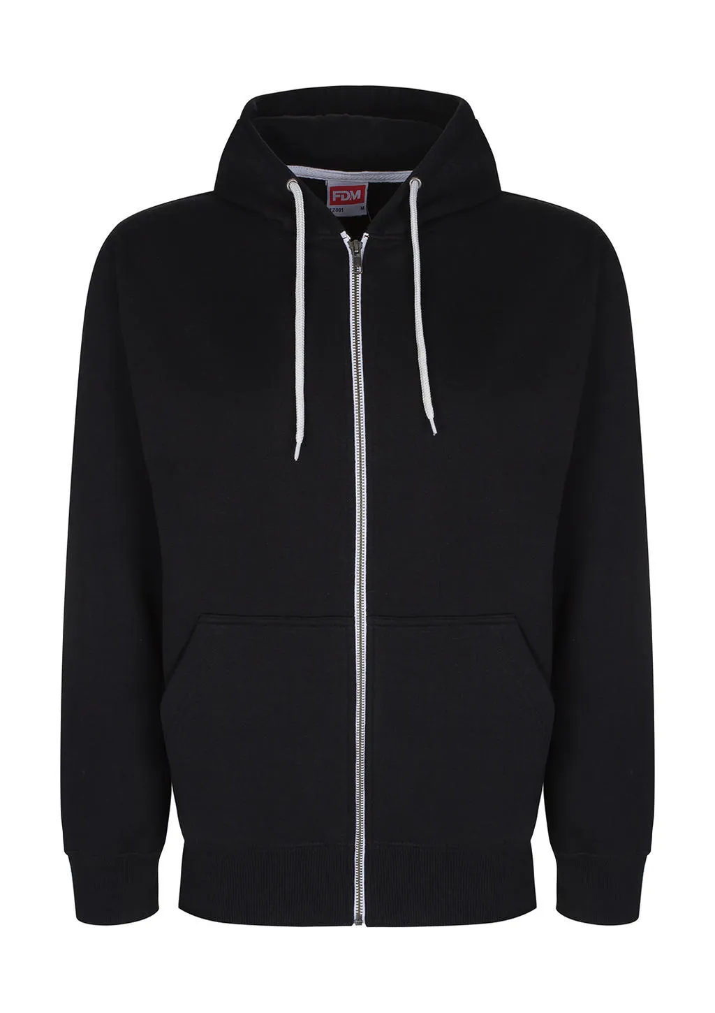 Hooded Trui met Rits FDM Team TZ001 productfoto