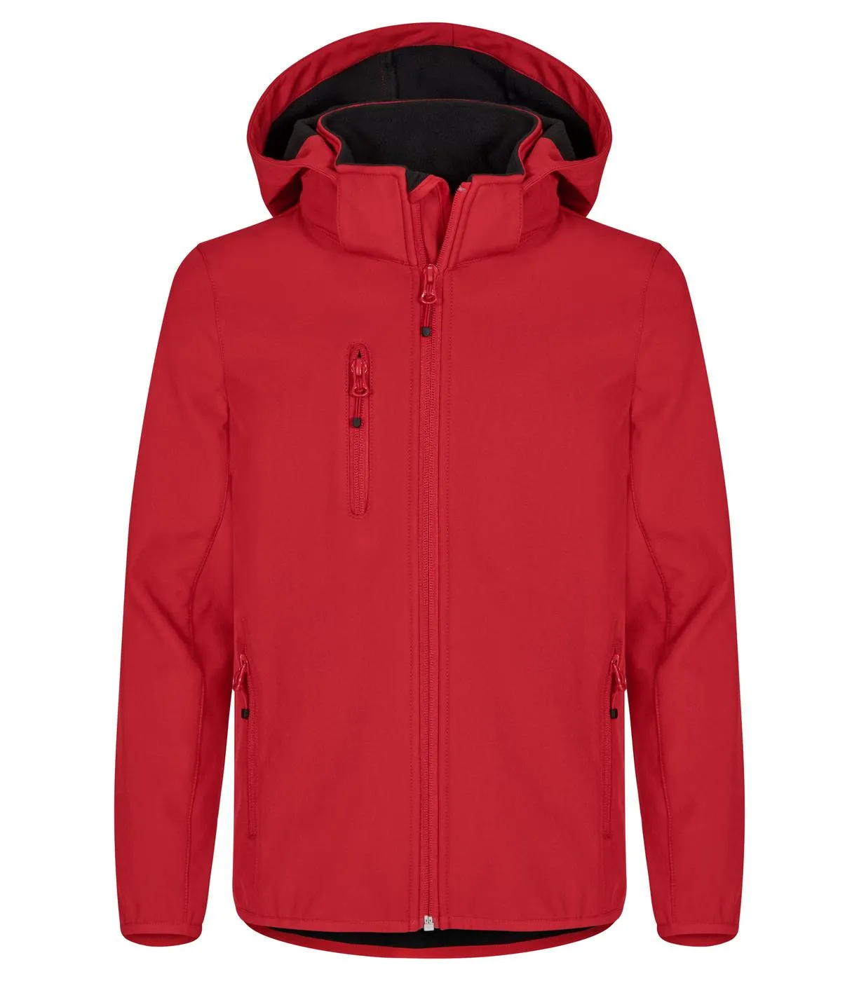 Kinder Softshell Jas Clique Classic 0200909 in Kinder Softshell Jas Clique Classic 0200909 rood