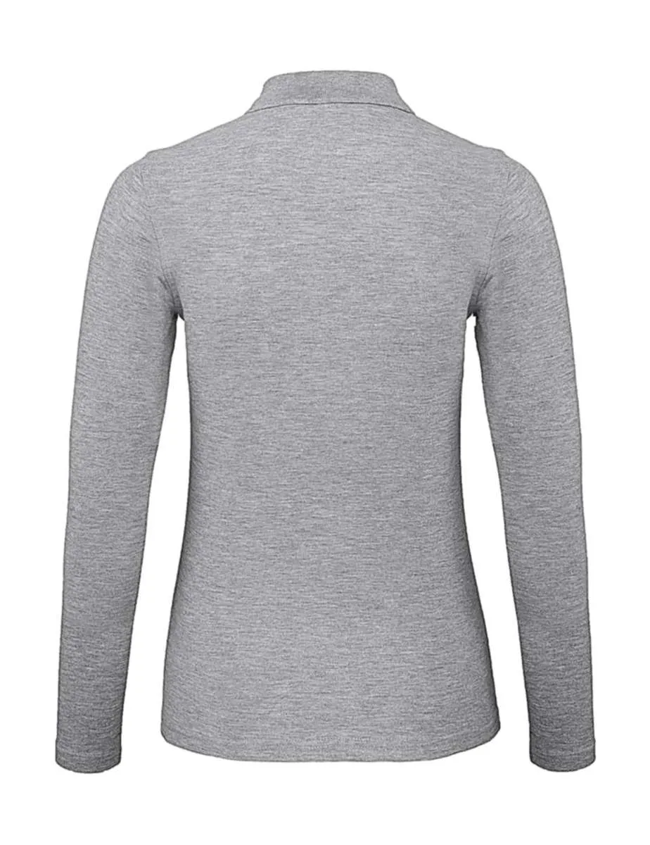 Dames Polo Lange Mouw B&C PWI13 productfoto