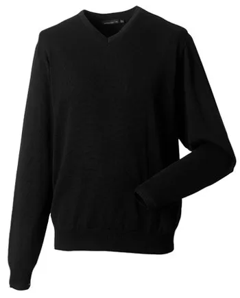 Heren Pullover Russell V hals R710M productfoto