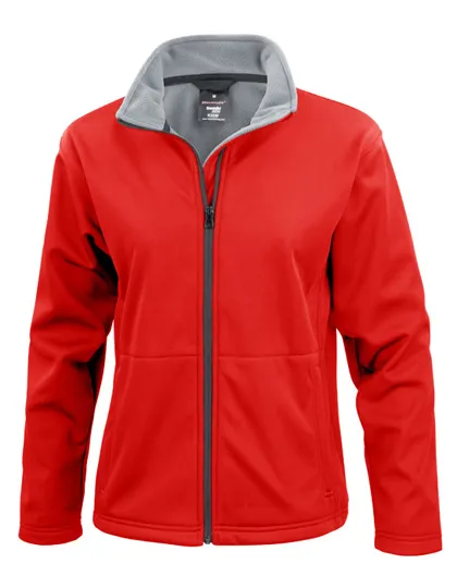 Dames Softshell jas Result R209F in Dames Softshell jas Result R209F rood
