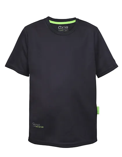 Kinder Sportshirt CONA SPORTS Evolution Tech Tee CSK11 in Kinder Sportshirt CONA SPORTS Evolution Tech Tee CSK11 - Anthracite