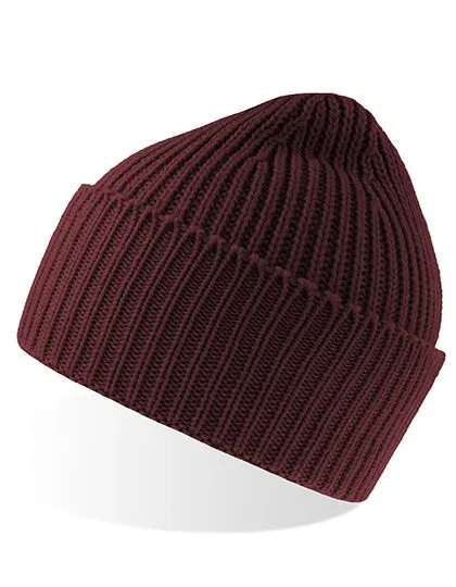 Beanie Muts Atlantis Oak OAKB in Beanie Muts Atlantis Oak OAKB Burgundy Melange