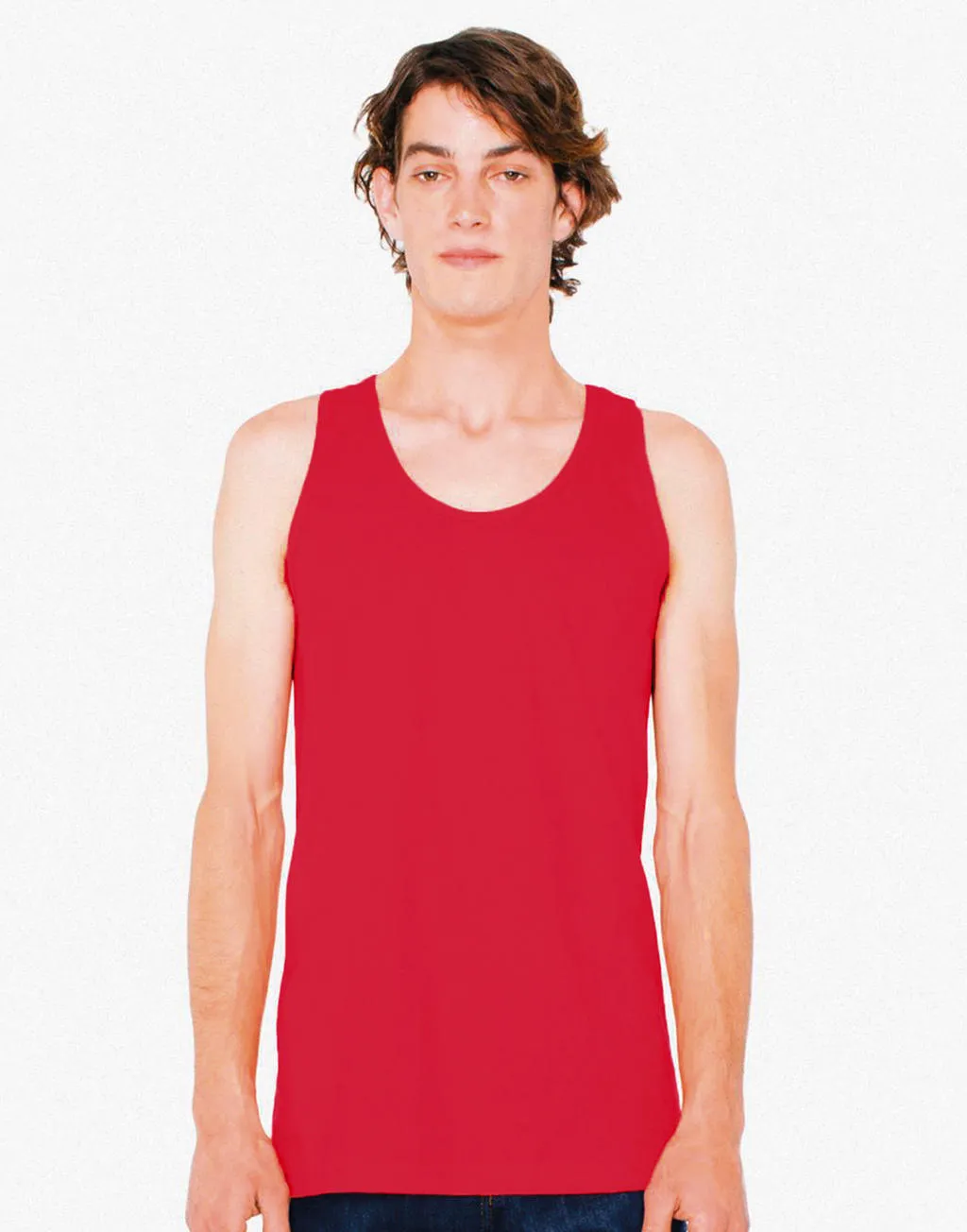 Heren Tanktop American Apparel Fine Jersey 2408W productfoto