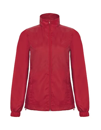 Dames Jas Windbreker Midseason B&C ID.601 JWI61 in Dames Jas Windbreker Midseason B&C ID.601 JWI61 rood