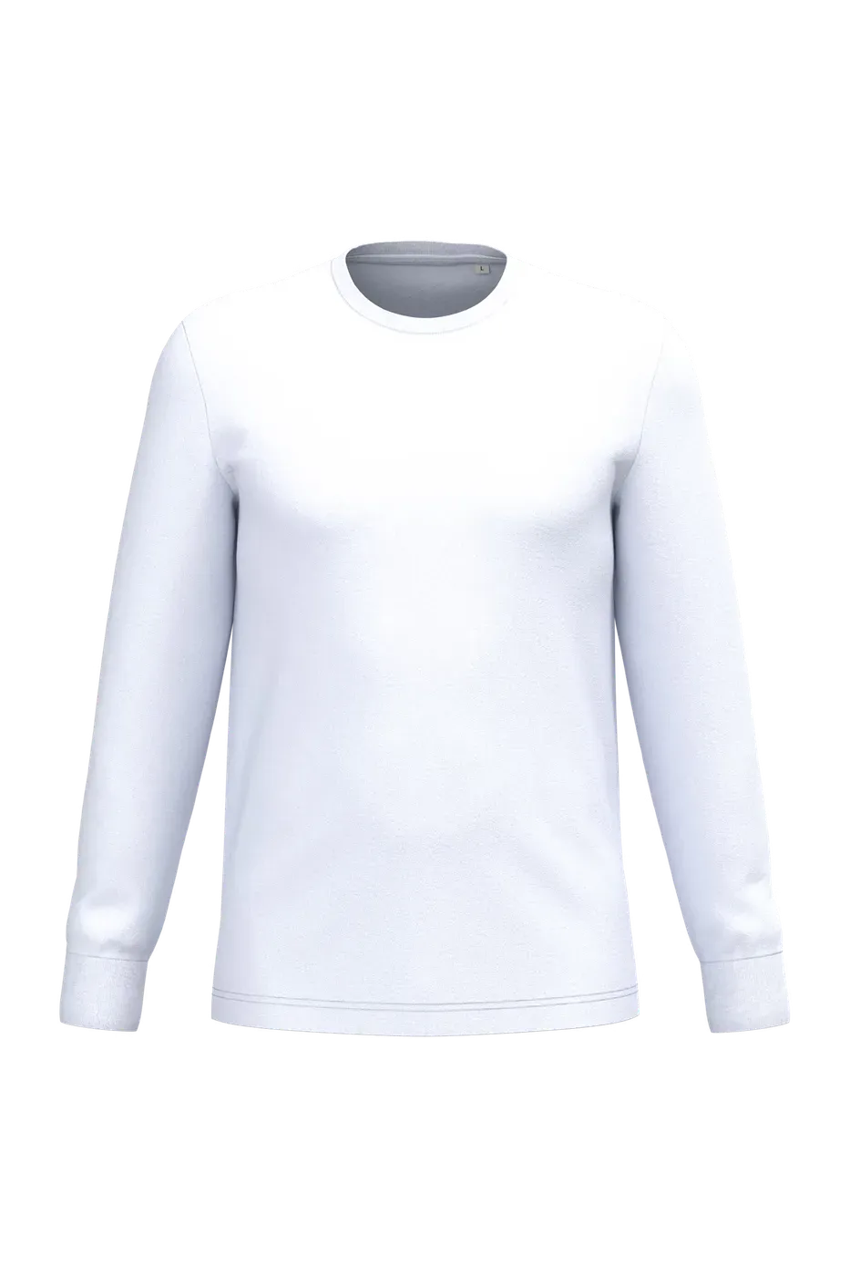 T-shirt Native Spirit Ecologisch uniseks lange mouwen NS333 in T-shirt Native Spirit Ecologisch uniseks lange mouwen NS333 - White