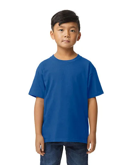 Kinder T-shirt Gildan Softstyle Midweight 65000B in royal blue