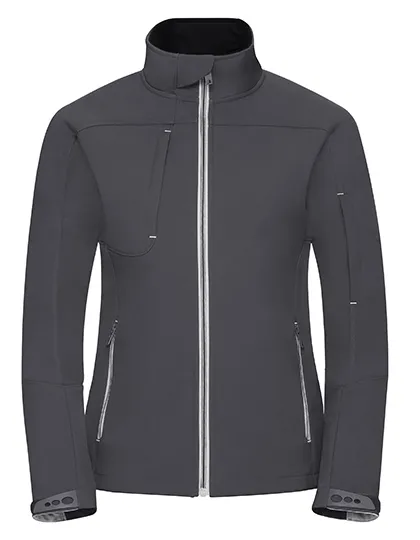 Dames Softshell Jas Russell Bionic R-410F in Dames Softshell Jas Russell Bionic R-410F Iron Grey