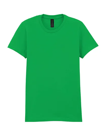 Dames T-shirt Gildan Softstyle 65000L in Dames T-shirt Gildan Softstyle 65000L - Irish Green