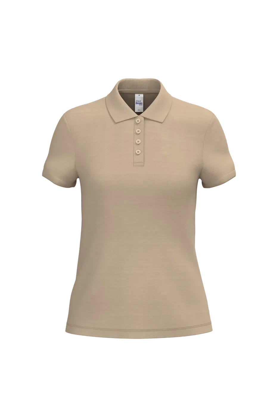 Dames Polo iDeal Basic Brand in Dames Polo iDeal Basic Brand sand