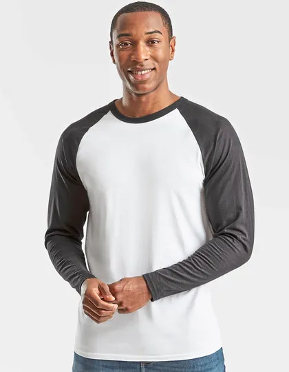 Baseball T-shirts lange mouw Fruit of the Loom 61-028-0