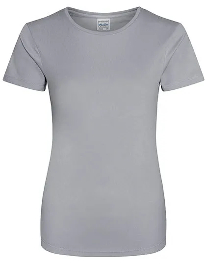 Dames Sportshirt AWDis JC005 in Dames Sportshirt AWDis JC005 - Heather Grey