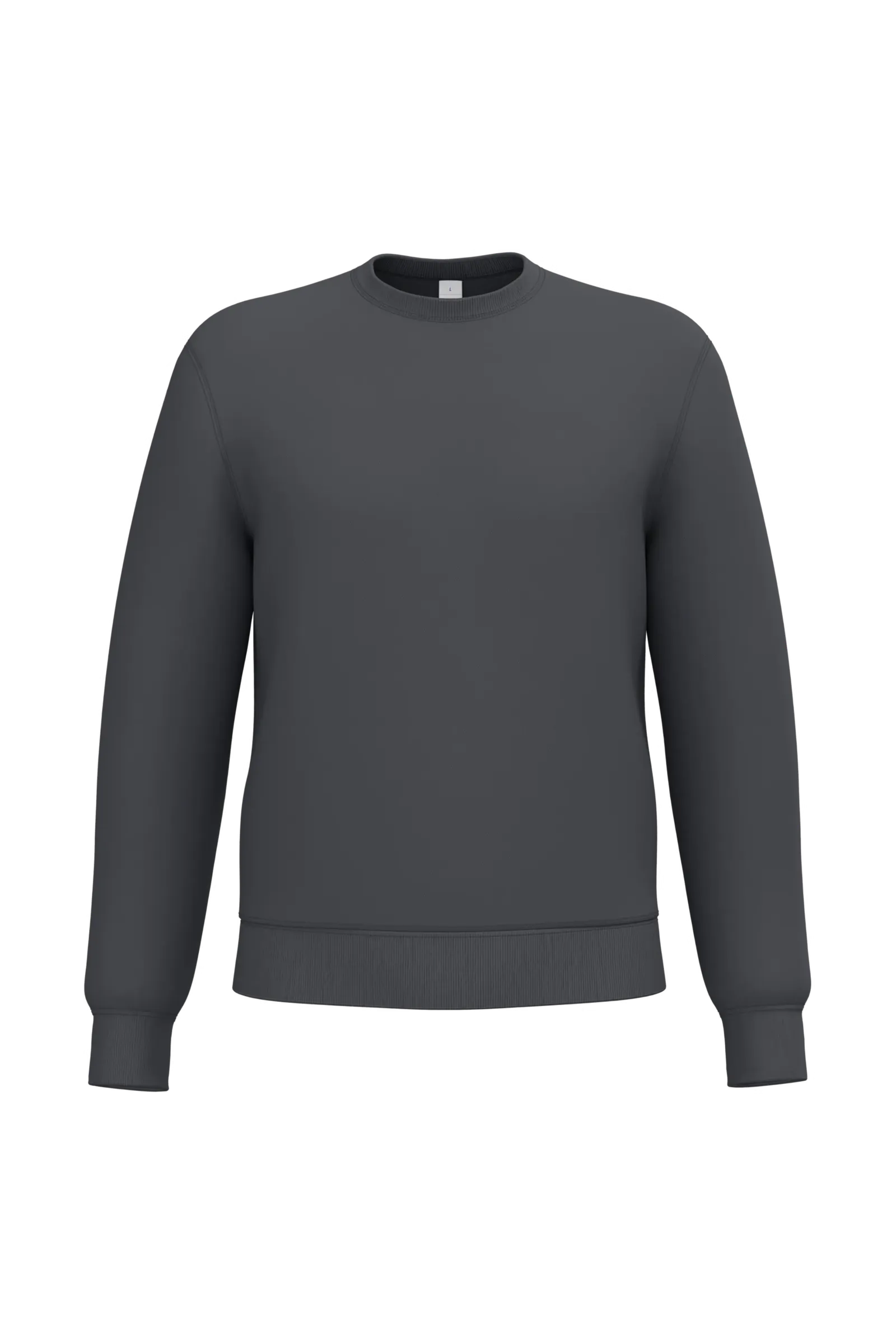 Goedkope Sweater iDeal Basic Brand IB400 in Goedkope Sweater iDeal Basic Brand IB400 dark Grey