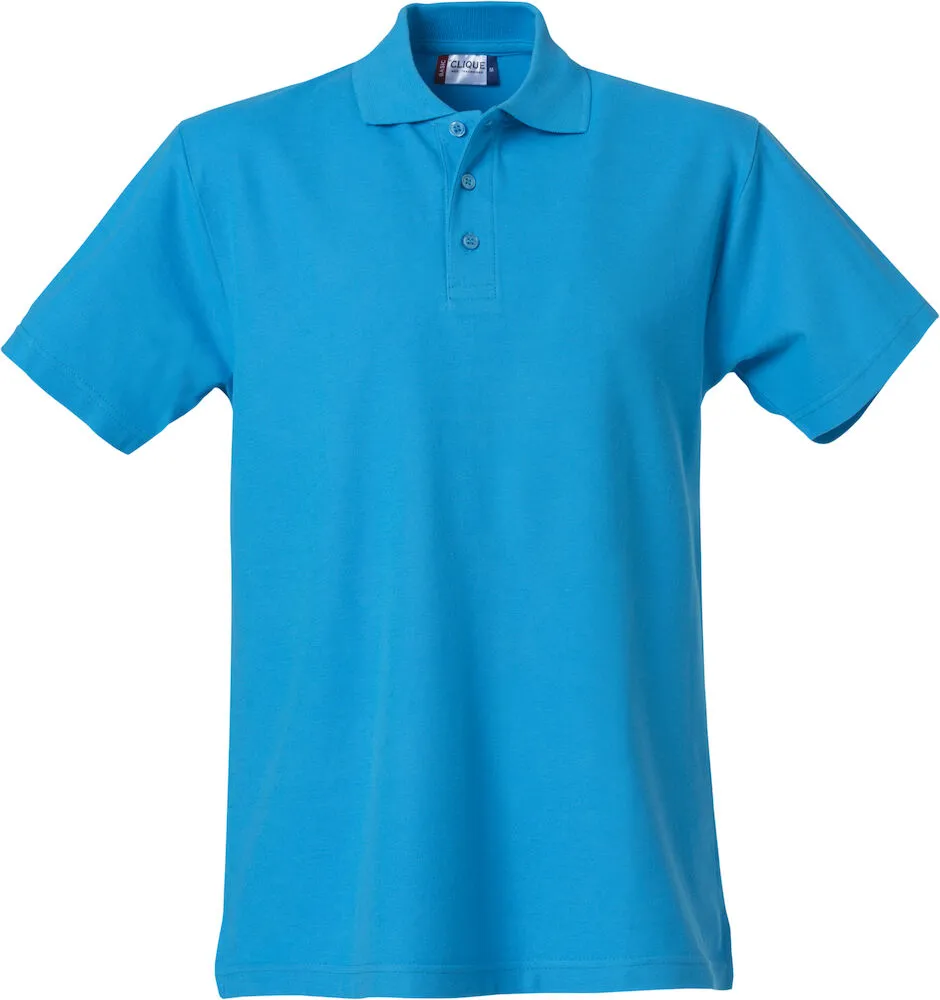 Heren Polo Clique Basic 028230 in Heren Polo Clique Basic 028230 Turquoise