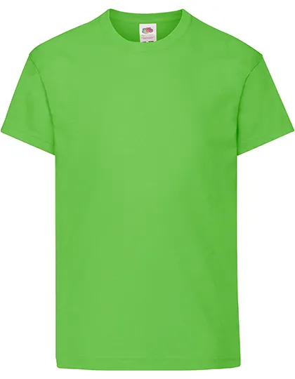Goedkope Kinder T-shirt Fruit Of the Loom 61-019-0 in Goedkope Kinder T-shirt Fruit Of the Loom 61-019-0 - Lime