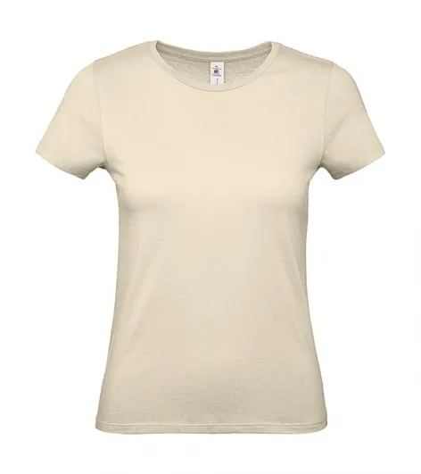 Dames T-shirt B&C E150 TW02T in Dames T-shirt B&C E150 TW02T Natural