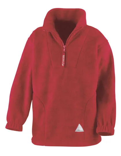 Kinder Fleece Sweater Result Top R033J in Kinder Fleece Sweater Result Top R033J Rood