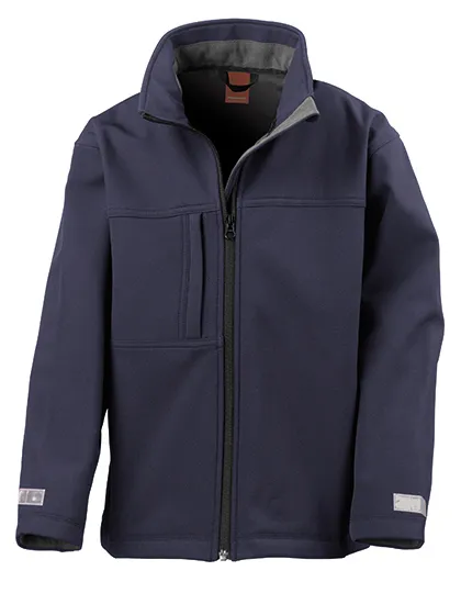Kinder Softshell jas Classic Result R121J in Kinder Softshell jas Classic Result R121J navy